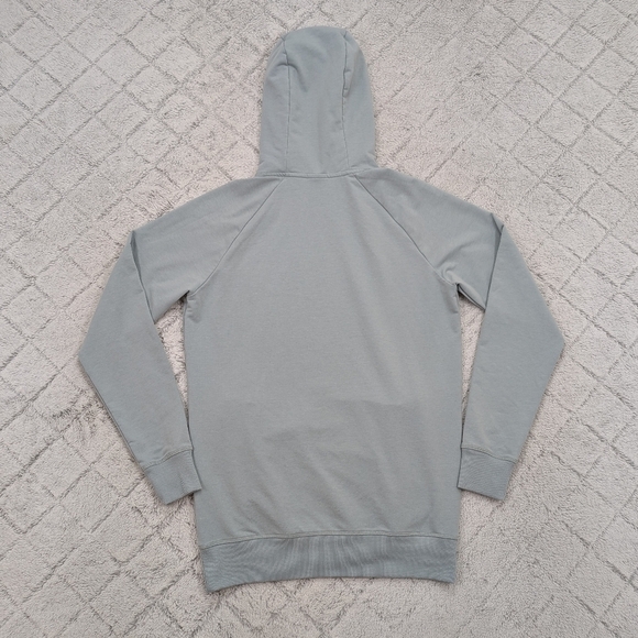 Gymshark Hoodie Sweatshirt Mens S Green Blue Spellout Logo Soft Cotton Trail - Picture 8 of 8